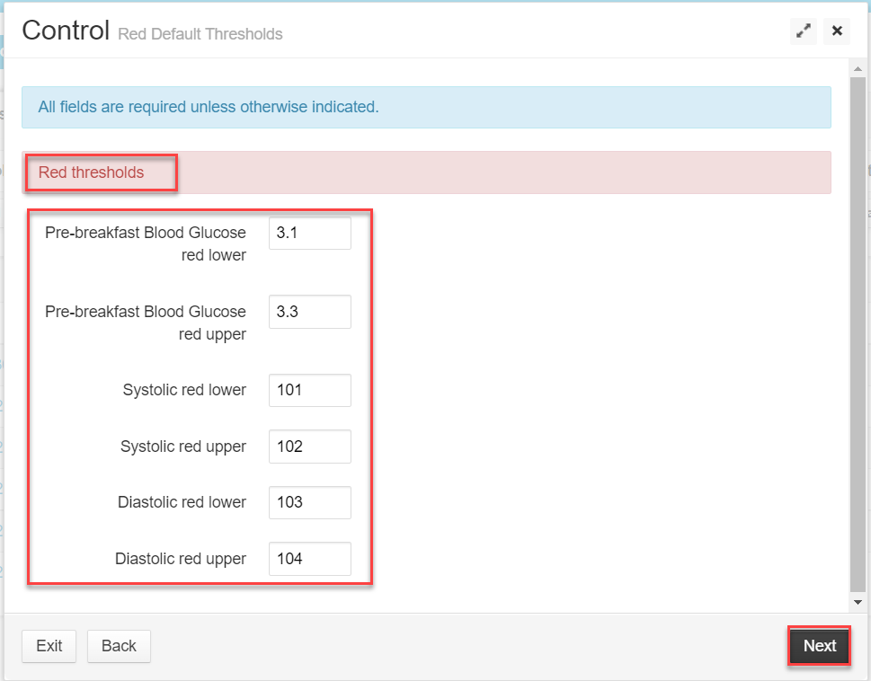 Red Default Thresholds